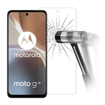 Motorola Moto G32 Glazen Screenprotector 9H, 0.3mm Doorzichtig