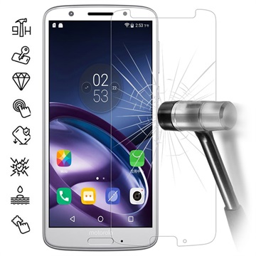 Motorola Moto G6 Plus Glazen Screenprotector Kristalhelder