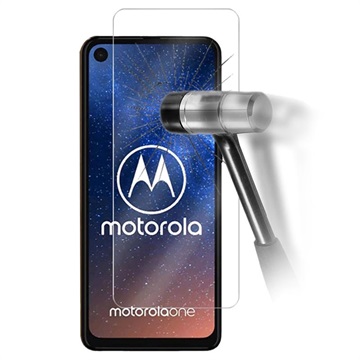 Motorola One Action Glazen Screenprotector 9H, 0.3mm Doorzichtig