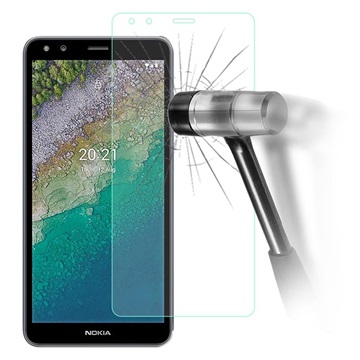 Nokia C01 Plus Glazen Screenprotector 9H, 0.3mm Doorzichtig