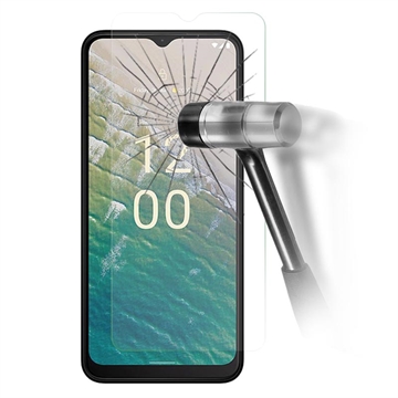 Nokia C32 Screenprotector van gehard glas 9H, 0,3 mm Doorzichtig