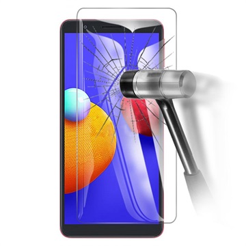 Samsung Galaxy A01 Core Glazen Screenprotector 9H, 0.3mm Doorzichtig