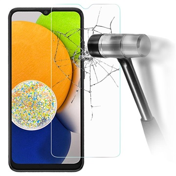 Samsung Galaxy A03 Gehard Glas Screenprotector 9H, 0.3mm Doorzichtig