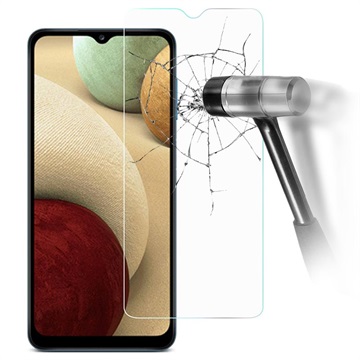 Samsung Galaxy A12 Nacho Screenprotector van gehard glas Doorzichtig