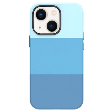 Three Shades Series iPhone 14 Max Bekleed Cover Blauw