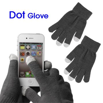 Touchscreen handschoenen voor smartphone Zwart