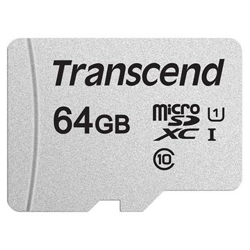 Transcend 300S 64GB MicroSDXC UHS-I Klasse 10 flashgeheugen