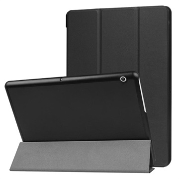 Huawei MediaPad T3 10 Tri-Fold Folio Case Zwart