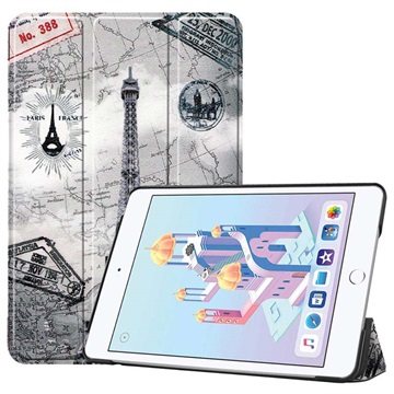 Tri-Fold Series iPad Mini (2019) Smart Folio Hoesje Eiffeltoren