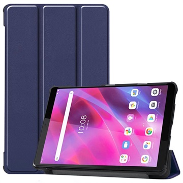 Tri-Fold Series Lenovo Tab M8 (3e generatie) Folio Case Donkerblauw