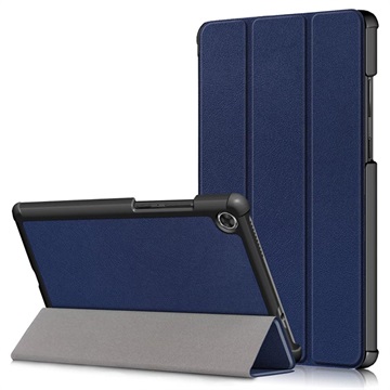 Tri-Fold Series Lenovo Tab M8 (HD), Tab M8 (FHD) Folio Case Dark Blue