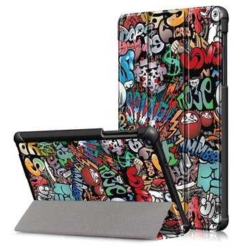 Tri Fold Series Samsung Galaxy Tab A 8 2019 Folio Case Graffiti huismerk kopen in de aanbieding