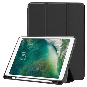 Tri-Fold Series iPad Air (2019)-iPad Pro 10.5 Folio Case Zwart