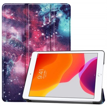 Tri-Fold Series iPad 10.2 Smart Folio Case Sterrenstelsel