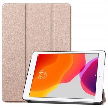 Tri-Fold Series iPad 10.2 Smart Folio Case Goud