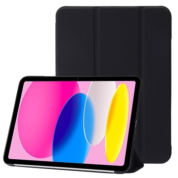 Tri-Fold Series iPad (2022) Smart Folio Case Zwart