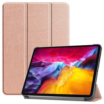 Tri-Fold Series iPad Pro 11 (2021) Smart Folio Case Rose Gold