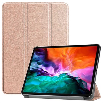 Tri-Fold Series iPad Pro 12.9 (2021) Smart Folio Case Rose Gold
