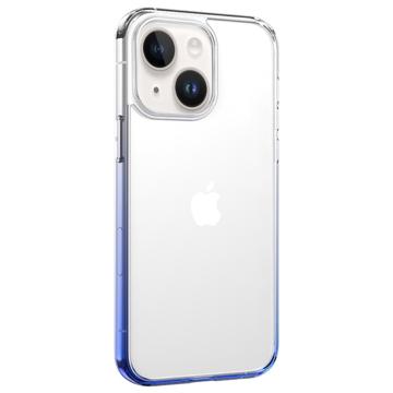 Usams US-BH813 Gradient iPhone 14 Plus Hybrid Case Blauw