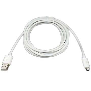 USB 2.0-MicroUSB Kabel Wit