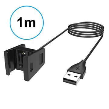 Usb Oplaadkabel Voor Fitbit Charge 2 1M Zwart huismerk kopen in de aanbieding
