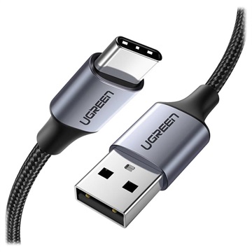 Ugreen Quick Charge 3.0 USB-C Kabel 3A, 1m Grijs