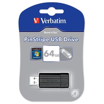 Store n Go Pinstripe USB 2.0 zwart 64GB