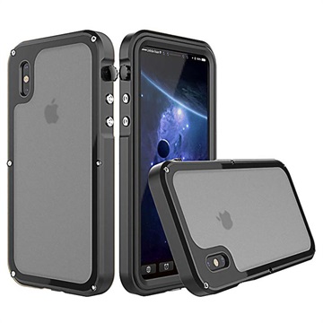 Iphone X Viking Valbestendig Waterdicht Hoesje Zwart huismerk kopen in de aanbieding