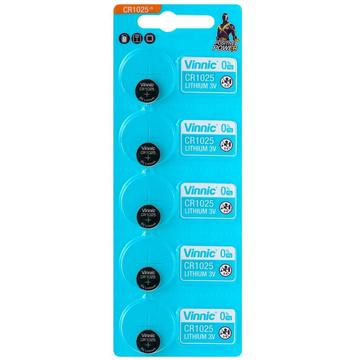 Vinnic CR1025 Lithium batterij 5 stuks