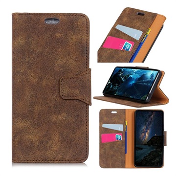Vintage Series Honor View 20 Wallet Case Coffee huismerk kopen in de aanbieding