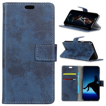 Vintage Series Huawei Nova 4 Wallet Case Blauw huismerk kopen in de aanbieding Vintage Series Huawei Nova 4 Wallet Case Blauw huismerk kopen in de aanbieding