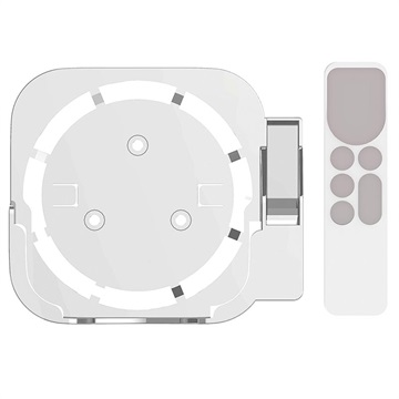 STB-standaard voor wandmontage Apple TV 6-5-4-3-2 wit
