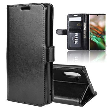 Samsung Galaxy Note10 Portemonnee Hoesje met Magneetsluiting Zwart