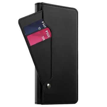 Huawei P20 Pro Wallet Case Met Kaarthouder Zwart huismerk kopen in de aanbieding
