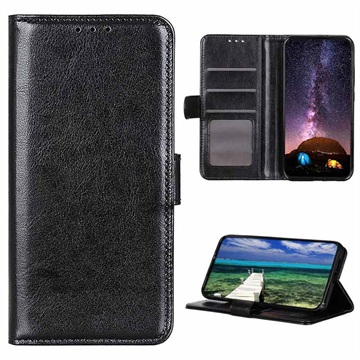 Sony Xperia 10 IV Wallet Case met Magnetische Sluiting Zwart