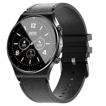 Waterdicht Bluetooth Sport Smartwatch met Hartslag GT08 (Geopende verpakking Uitstekend) Zwart