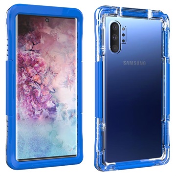 Samsung Galaxy Note10+ Waterdicht Hybride Hoesje Blauw