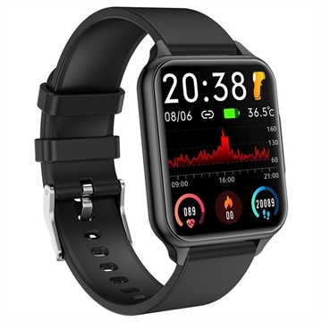 Waterbestendig Smartwatch met Hartslag Q26 Zwart