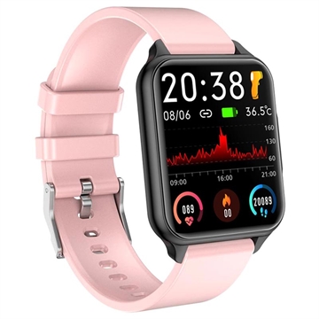 Waterbestendig Smartwatch met Hartslag Q26 Roze
