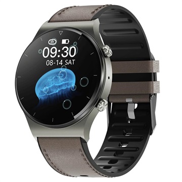 Waterbestendig Smartwatch met Hartslag GT16 Bruin
