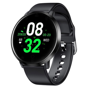 Waterbestendig Smartwatch met Hartslagmeting K12 (Geopende verpakking Bevredigend) Zwart