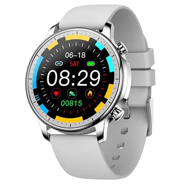 Waterdichte Smartwatch met Hartslag V23 Grijs