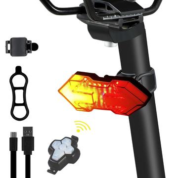 West Biking YP0701299 Fietsachterlicht met richtingaanwijzers, draadloze afstandsbediening