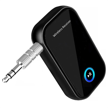 Draadloze audio-ontvanger BT15 Bluetooth 5.0, 3,5 mm zwart