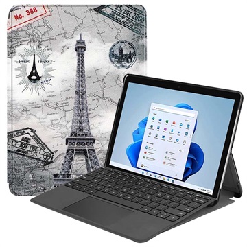 Wonder Series Microsoft Surface Pro 8 Folio Case Eiffeltoren