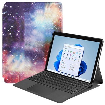 Wonder Series Microsoft Surface Pro 8 Folio Case (Geopende verpakking Uitstekend) Galaxy