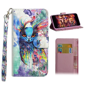 Wonder Series Huawei Honor 10 Lite P Smart 2019 Wallet Case Uil huismerk kopen in de aanbieding