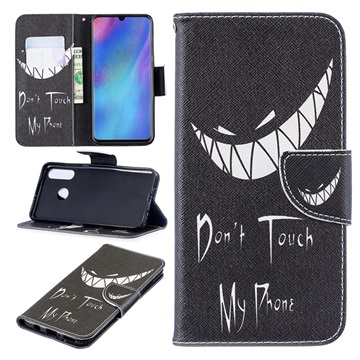 Wonder Series Huawei P30 Lite Wallet Case Dont Touch huismerk kopen in de aanbieding