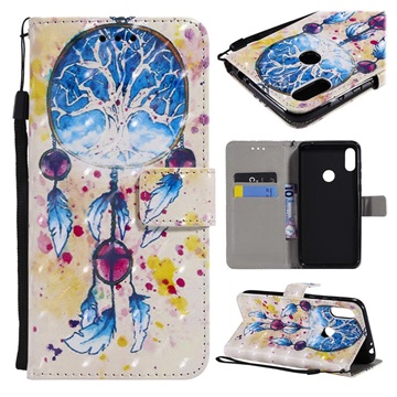 Wonder Series Motorola One Power Wallet Case Dromenvanger huismerk kopen in de aanbieding