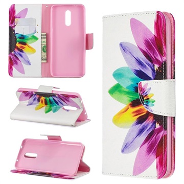 Wonder Series Nokia 32 Wallet Case Bloem huismerk kopen in de aanbieding